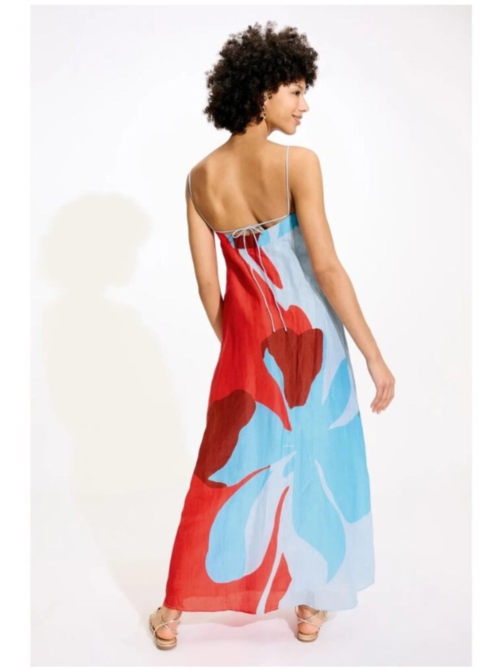 Significant Other Edith Maxi Dress in Red and Blue
